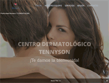 Tablet Screenshot of dermatologicotennyson.com